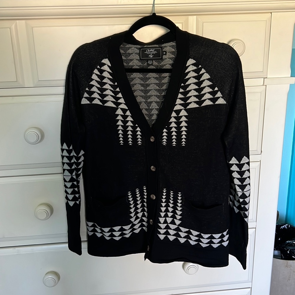 Pendleton Merino Wool Cardigan in Size Medium